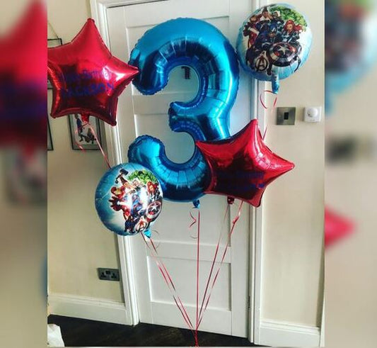 3rd Birthday Avenger Theme Balloon