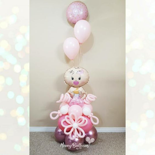 Party Baloon Baby Girl Bouquet 35