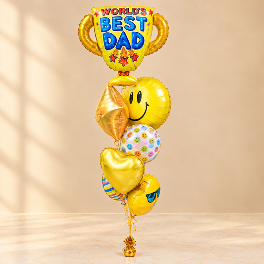 Best Dad Balloons Bouquet