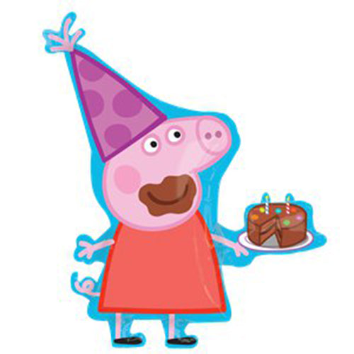 Party Balloon FOIL2485 - Peppa Pig Party Peppa Pig Supershape Balloon - 33" Foil