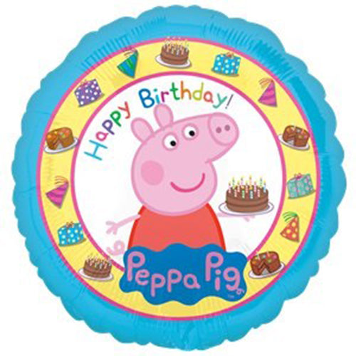 Party Balloon FOIL2483 - Peppa Pig Party Peppa Pig Happy Birthday Balloon - 18" Foil