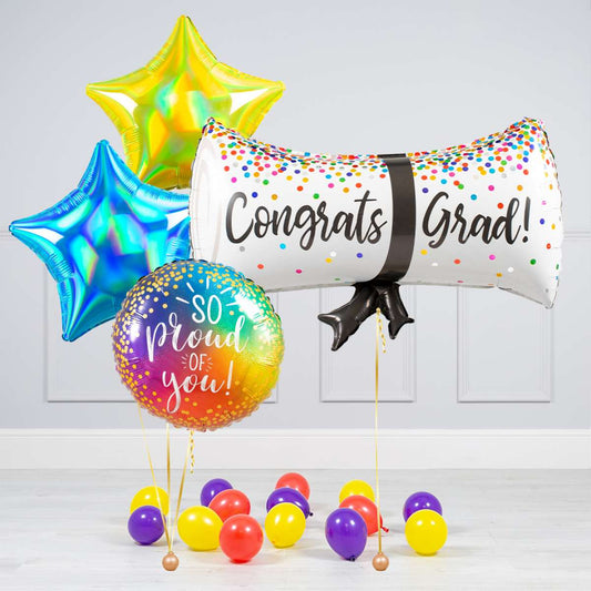 Graduation Helium Balloon Bouquet 13