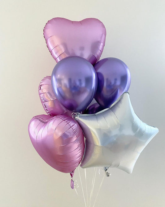 Party Helium Balloon Get Well Soon Bouquet 21
