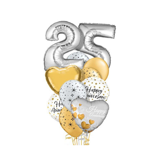 25th ANNIVERSARY BALLOONS SCULPTURE