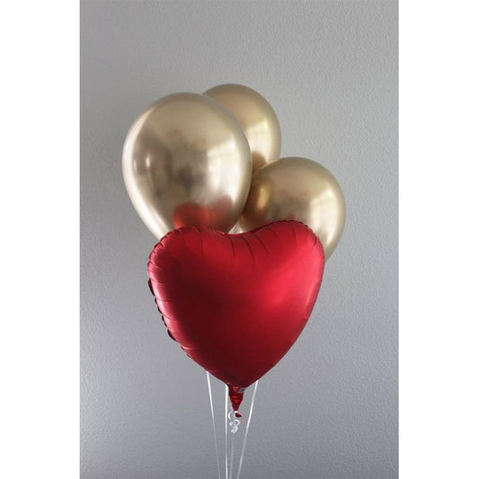 RED AND GOLD BALLOONS