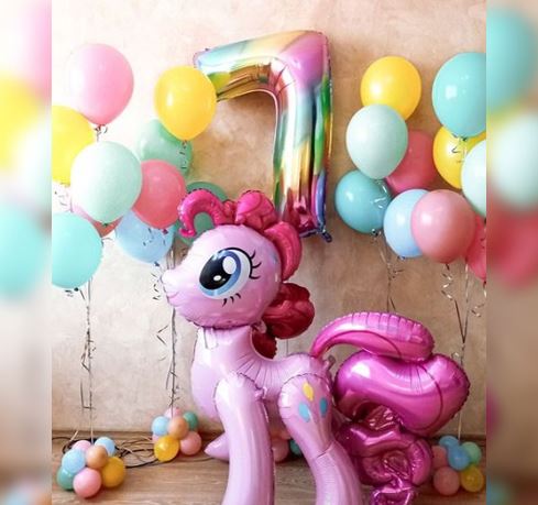 Party Balloon My Little Pony Helium Balloons Bouquet-36