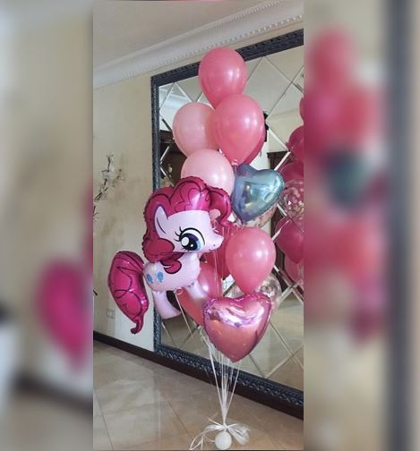 Party Balloon My Little Pony Helium Balloons Bouquet-5