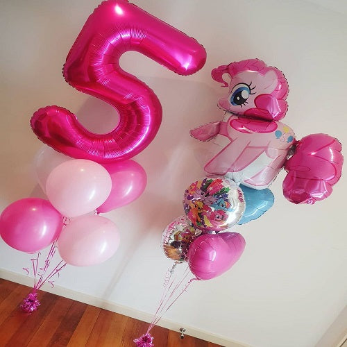 Party Balloon My Little Pony Helium Balloons Bouquet-15