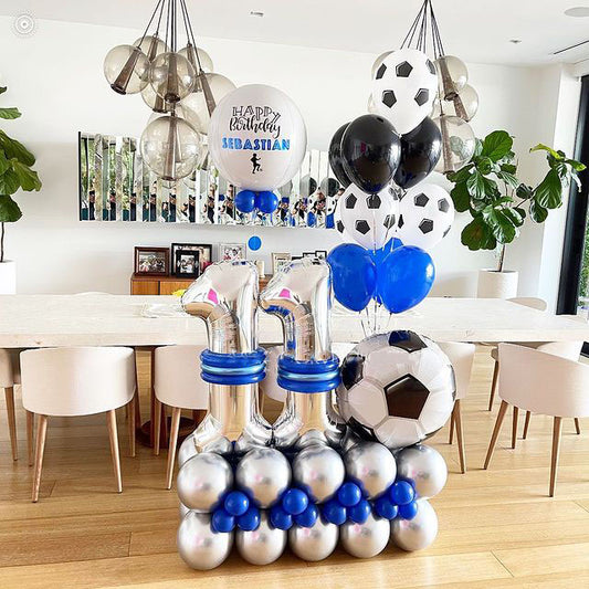 11th Birthday Football Balloon Bouquet