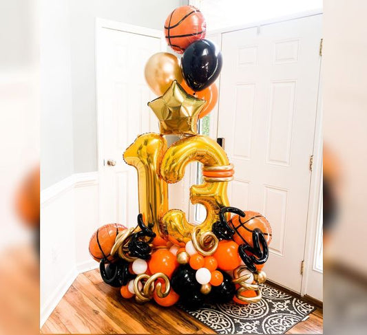13th Number Sports Balloon Bouquet