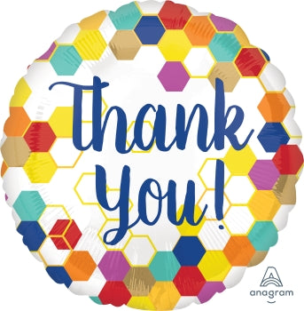 Thank You 18" Foil Balloons Round Shape