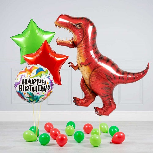 Party Balloon Dinosaur Theme Helium Balloon Bouquet -33