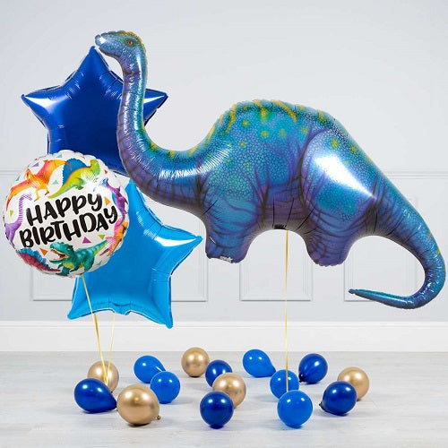 Party Balloon Dinosaur Theme  Helium Balloon Bouquet -8