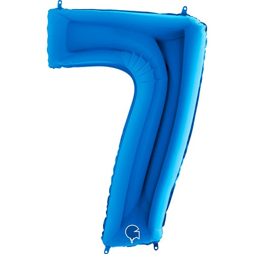 40" Number Blue (7) Foil Balloon 