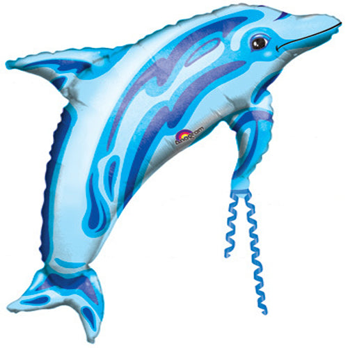 Party Balloon Jewel Blue Dolphin P38