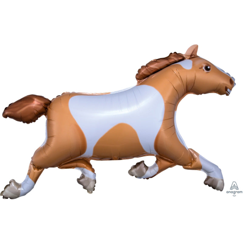  Party Balloon Farm Theme Pony Super Shape Foil Balloon