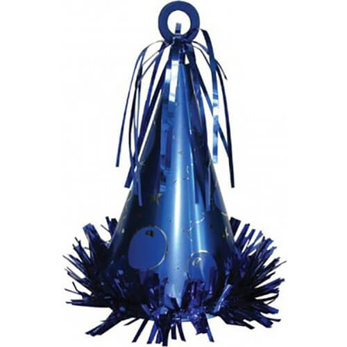 Party Balloons Hat Weight Blue 1Ct.