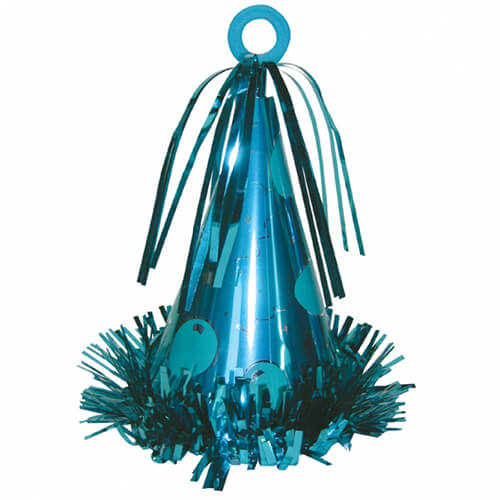 Party Balloons Hat Weight Lite Blue Decor