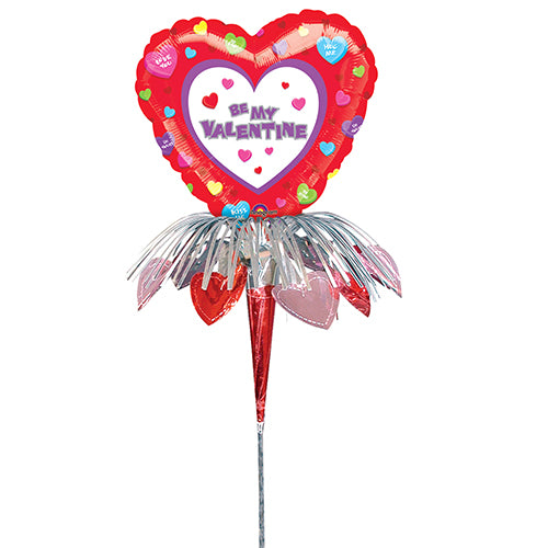 Happy Valentines Day Pink Heart Balloon