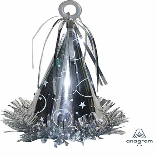 PARTY HAT WEIGHT - SILVER