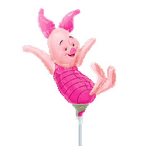 Party Balloon 9" Piglet Mini Airfilled Foil Balloon A30