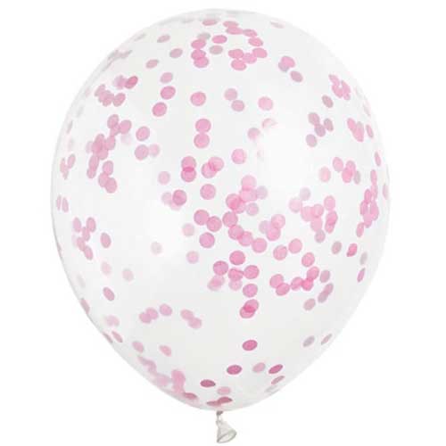 2CT 24IN CNFTI NEW PINK FL BALLOONS