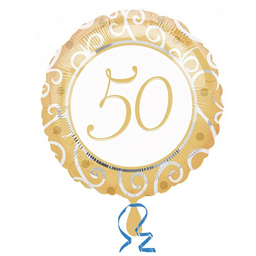 Party Balloon 50th Number Balloons