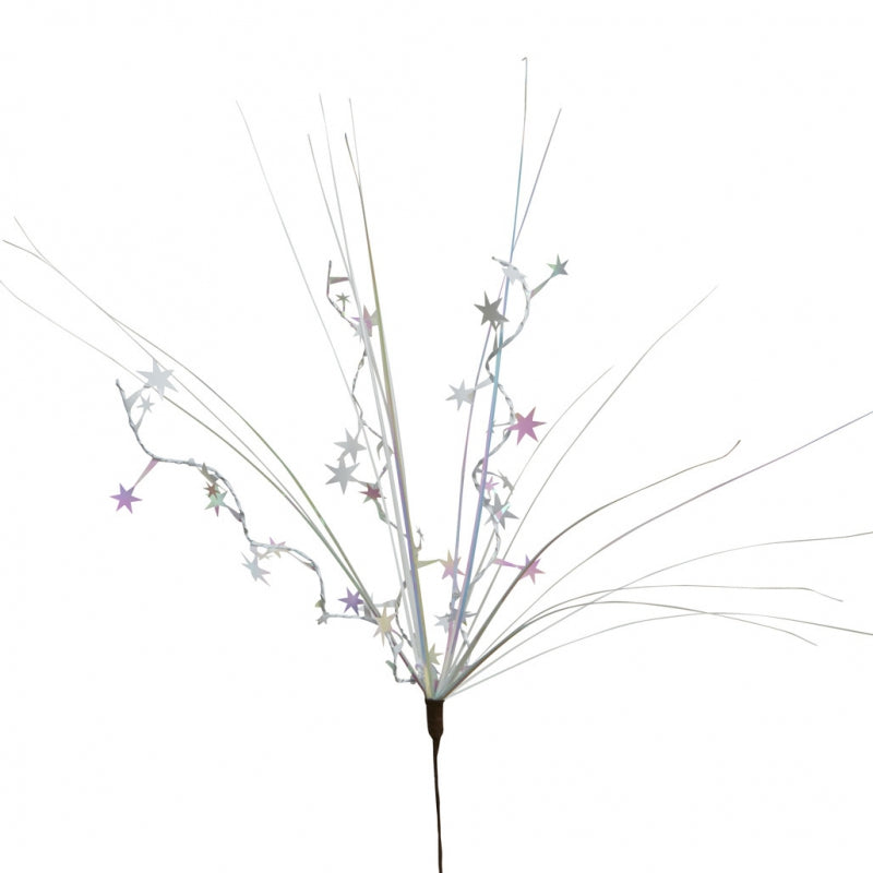 White Foil Spray Star