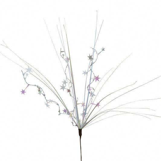 White Foil Spray Star
