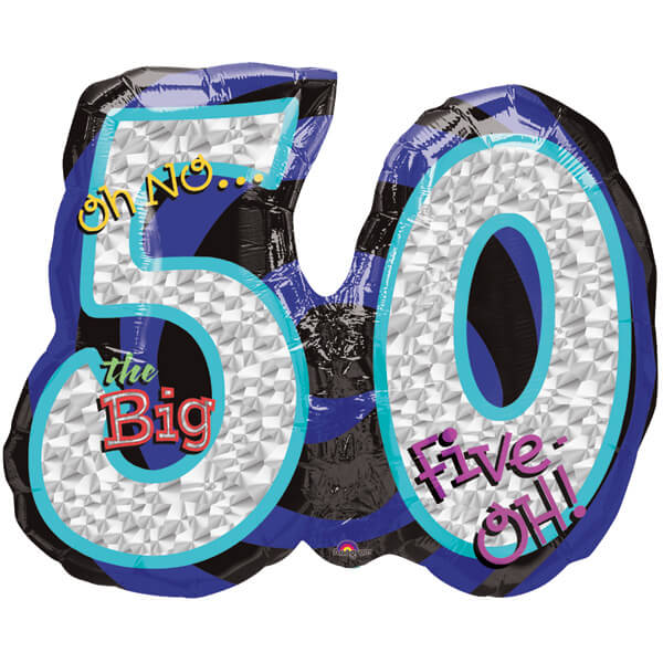 Party Balloon Oh No! 50th Birthday Foil Balloon 26" 
