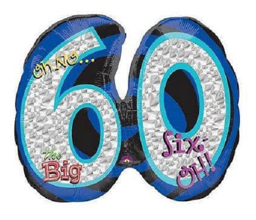 Party Balloon Oh No! 60th Birthday Foil Balloon 21" 