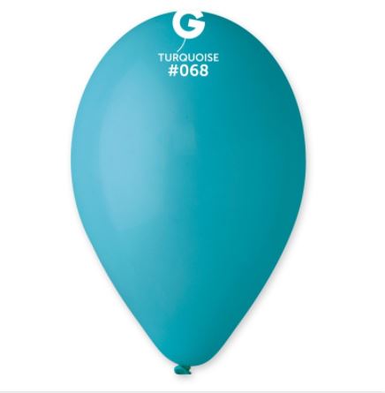 Party Balloon 12 Inch  Turquoise  Latex Balloons -100CT