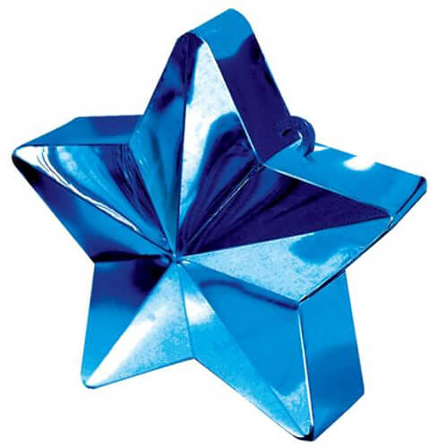 Party Balloons Star Balloon Weight Blue 1Ct.