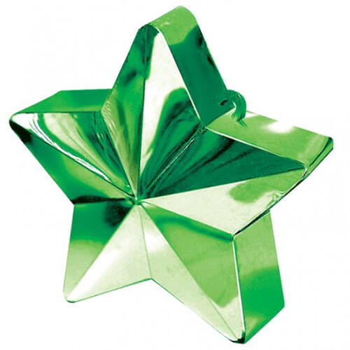 Party Balloons Star Balloon Weight Green 1Ct.