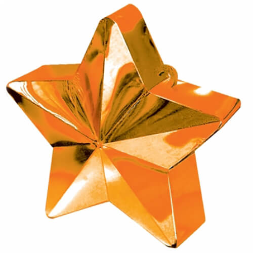 Party Balloons Star Balloon Weight Orange