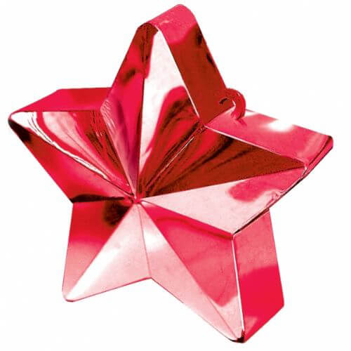 Party Balloons Red Star Balloon Weight 1Ct.