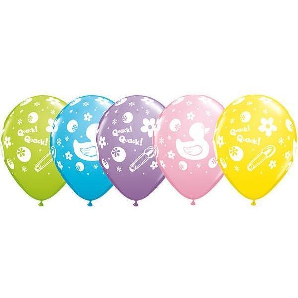 Party Balloons 11" Rubber Duckie Latex Balloon-50CT