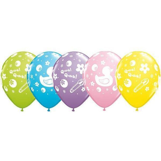 Party Balloons 11" Rubber Duckie Latex Balloon-50CT