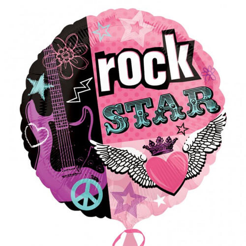 Party Balloon 18" Rocker Girl Foil Balloon S40