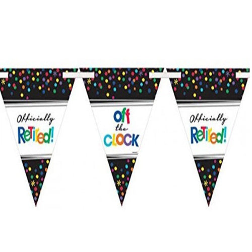 Party Balloon Banner Pennant Officially Retired 