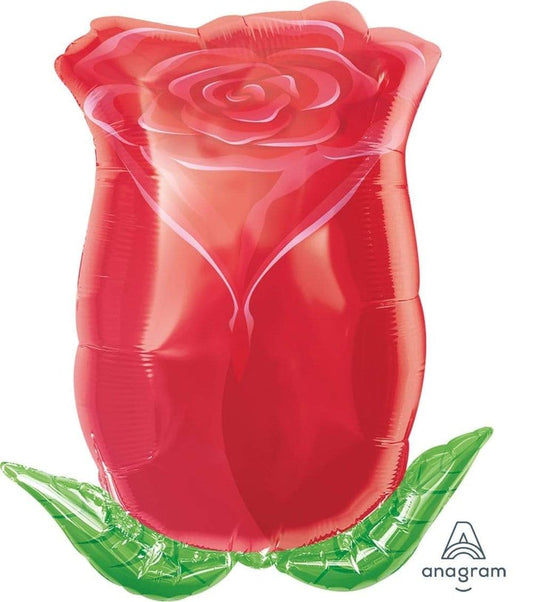 Valentine Day Red Rose 18" Balloon 