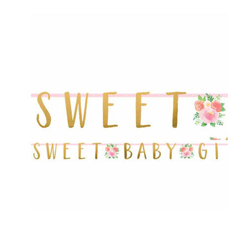 BANNER JMB LETTER KIT FLORAL BABY