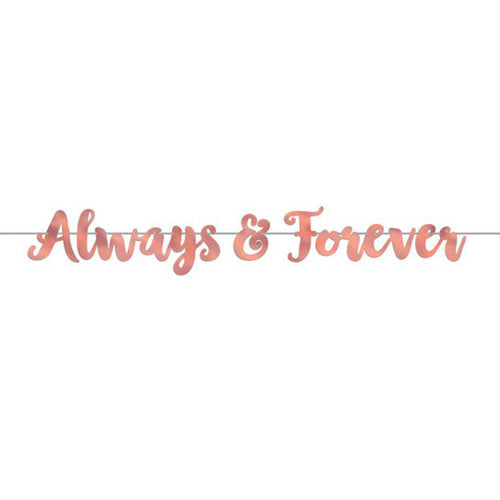 BANNER FL LETTER NAVY BRIDE