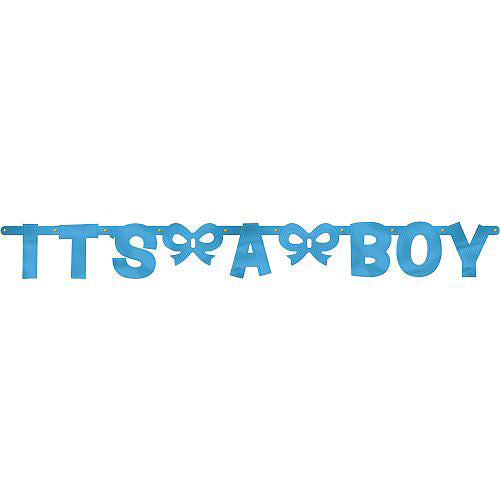 Party Balloon Foil Letter Banner Baby Boy 7 Feet Banner 