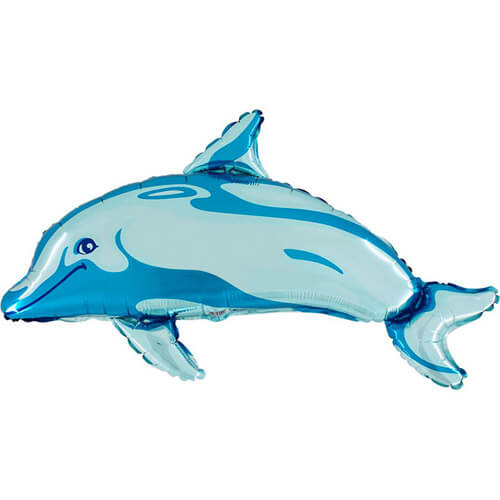 Party Balloon Dolphin Blue Foil Balloon