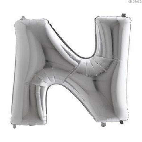 40" Silver Letter (N) Foil Balloon 