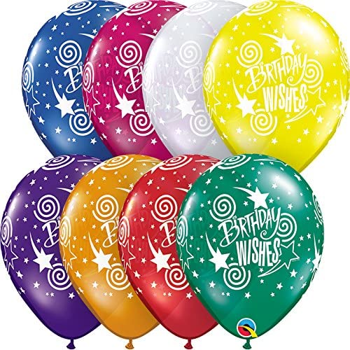 Party Balloon 11 Inch  BDAY Wishes  Balloons -50CT