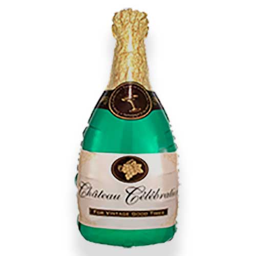 Party Balloon Lrg Shape Xl Bubbly Wine