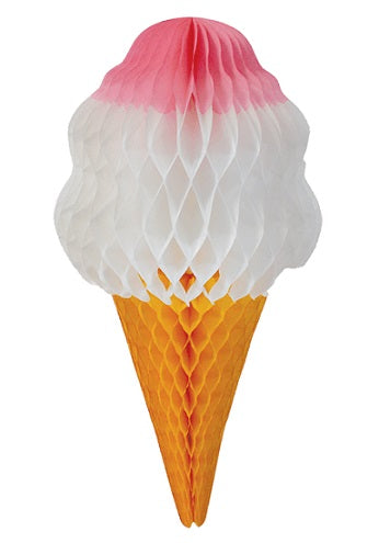 Party Balloon Ice Cream Cone Honeycomb Decoration 38 Centimeter