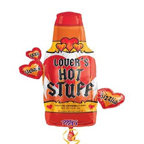 Party Balloon 32" Hot  Stuff Lover's Sauce Foil Balloon